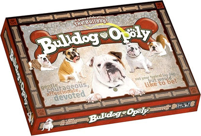 Late for The Sky Bulldog-Opoly Board Game – Bulldog Lovers Family Game Property Trading Dog Theme 2–6 Players Ages 8+ Great Gift for Dog Owners