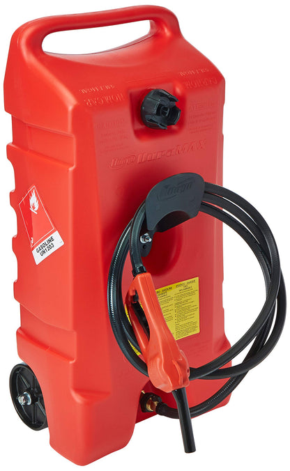 Scepter Duramax 14 Gallon Gasoline Portable Fuel Tank with AIRHEAD 4 Feet Bungee Dockline For Watercraft