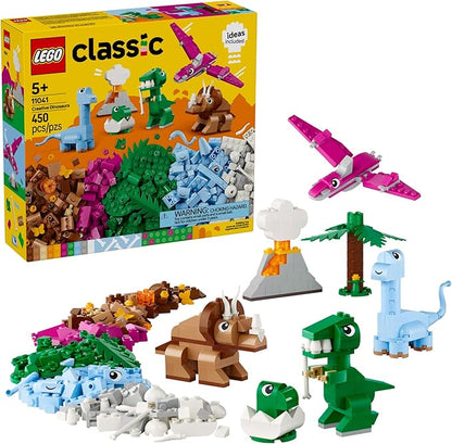 LEGO Classic Creative Dinosaurs Toy - Building Blocks for Kids Boys and Girls Ages 5+ - Learning and Educational Toy for Preschool - Gift Idea for Birthdays - 11041