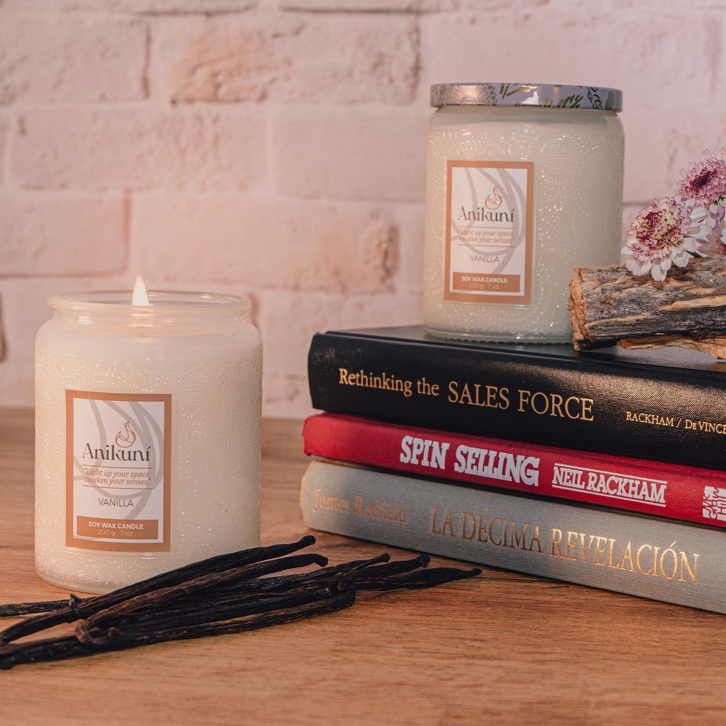 Soy Wax Candle with Vanilla Scent, 7oz, Natural Essence, Long Lasting, Reusable Glass Jar, Eco-Friendly Home Decor, Relaxing Gift for Home Spa, Vanilla Aromatherapy Candle