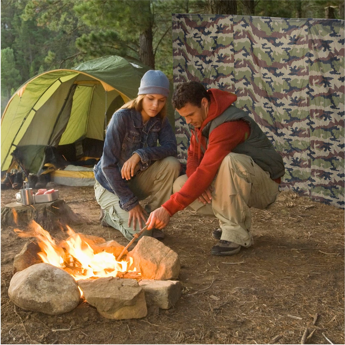 WallUp ODAC-WU5000-04 Instant Outdoor Privacy Screen - Camouflage