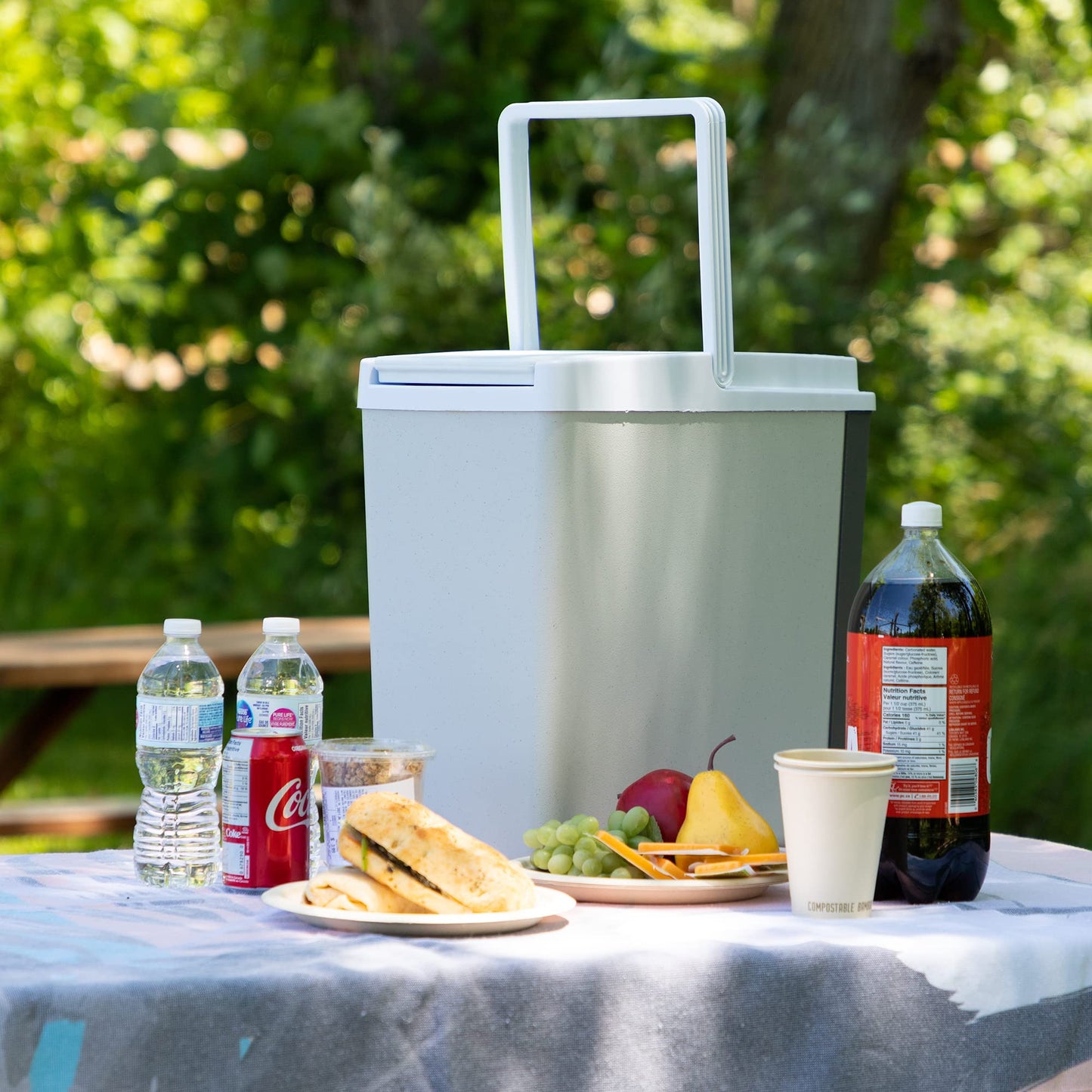 Koolatron 12V Iceless Cooler & Warmer – Portable 18 qt Electric Cooler/Nevera Portátil Eléctrica for Car Truck Camper Boat Hard Sided Mini Fridge for Camping Picnic Travel Lunch Food Drinks Office