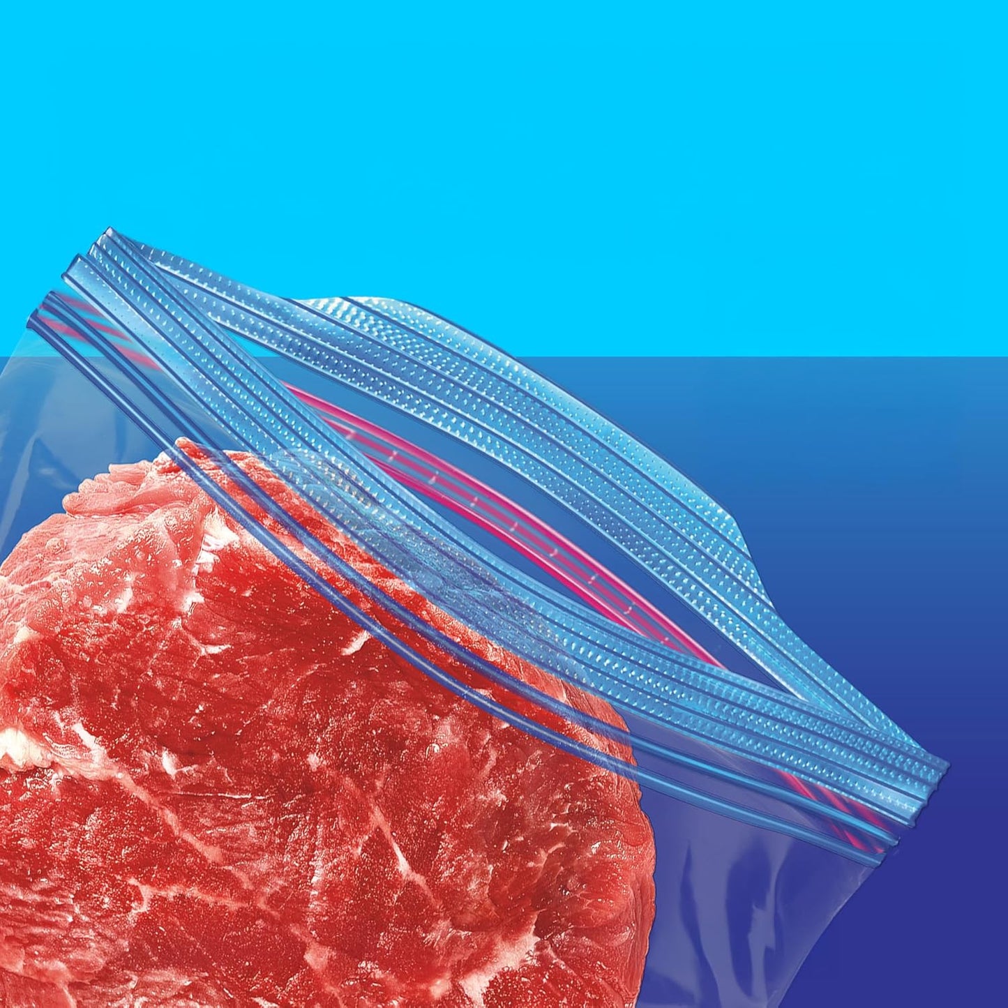 Ziploc Two Gallon Food Storage Freezer Bags, Grip 'n Seal Technology for Easier Grip, Open, and Close, 10 Count, Pack of 3 (30 Total Bags) (Packaging May Vary)