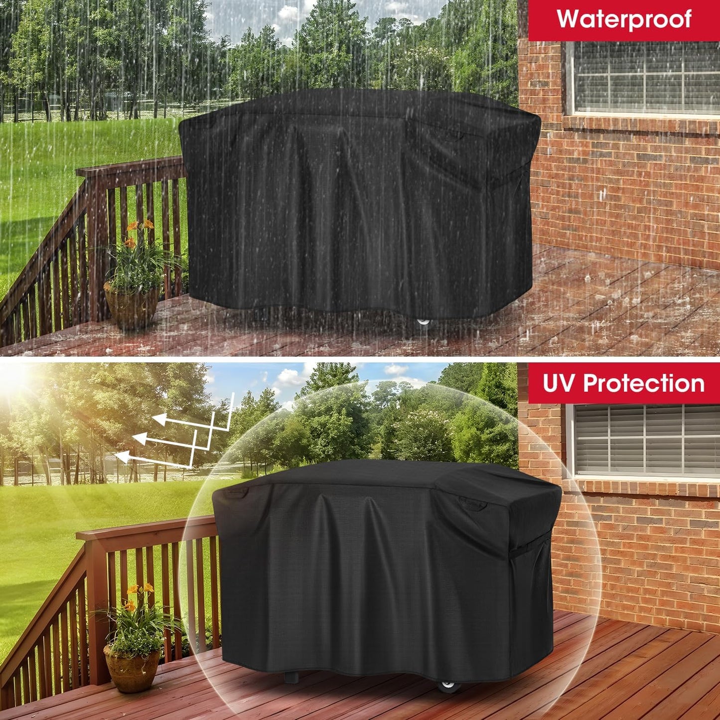 Unicook Griddle Cover - Waterproof Vinyl Protector for Blackstone 28 Inch Grill | All-Weather BBQ Protection