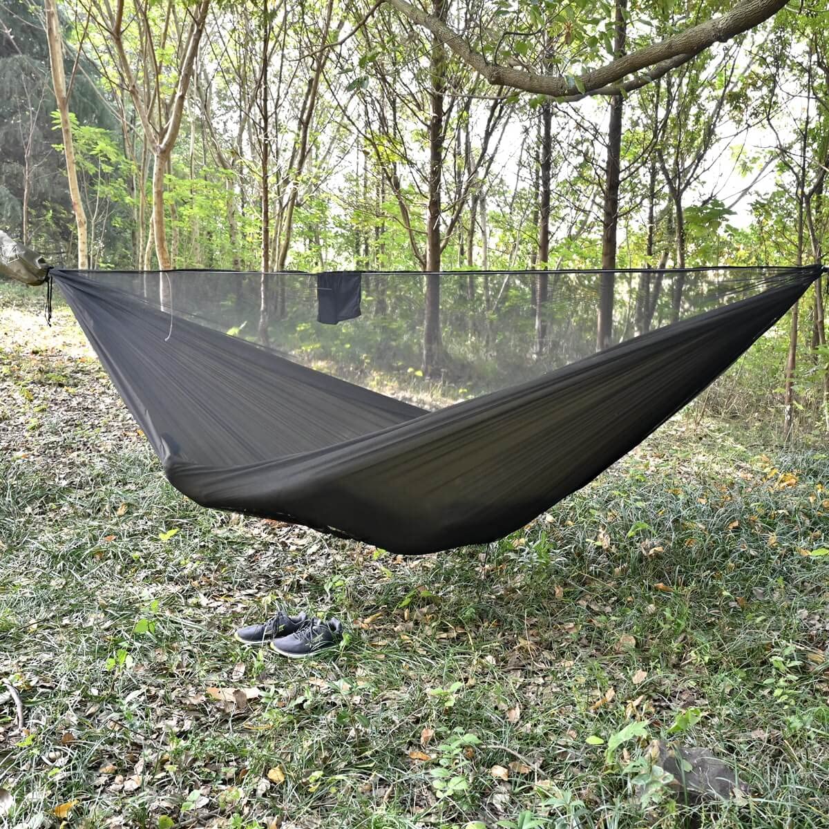 Onewind 11' Camping Hammock with Hammock Underquilt, Full Length, Lightweight and Portable Camping Sleep System, OD Green