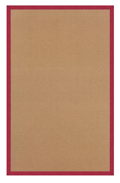 Linon Athena Collection Rug, 100% Wool, 2.6 x 8 ft, Red, Model RUG-AT030328