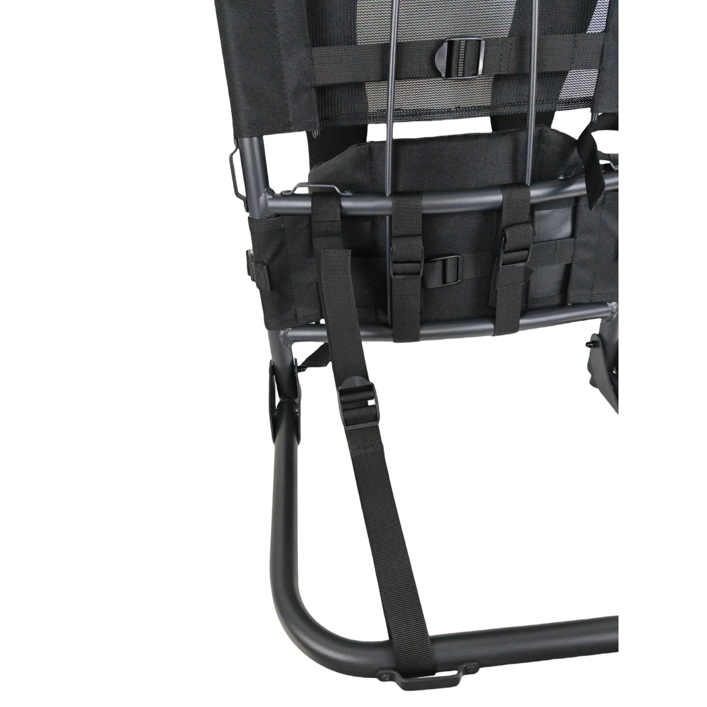 ZRSCHYG Hunting External Pack Frame with Rain Cover, Adjustable Straps, External Frame Backpack for Heavy Loads - Hunting, Backpacking, Tactical Use, (black)