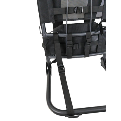 ZRSCHYG Hunting External Pack Frame with Rain Cover, Adjustable Straps, External Frame Backpack for Heavy Loads - Hunting, Backpacking, Tactical Use, (black)