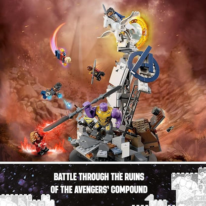 LEGO Marvel Endgame Final Battle 76266 Avengers Model for Build and Display Collectible Playset with 6 Minifigures Including Captain Marvel Idea for Teen Boys Girls and Marvel Fans