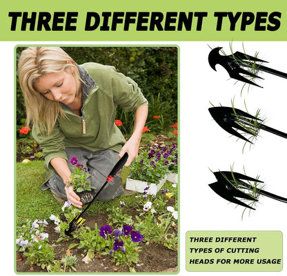 Skiennix 3-Piece Weed Puller Tool Set - Portable Garden Weeder for Easy Uprooting & Planting