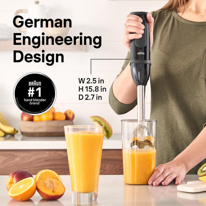 Braun MQ5025 Hand Blender Multiquick Vario, MQ5025, Black