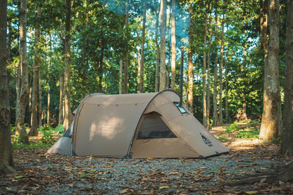 OneTigris Raven NEST Hot Tent with Stove Jack, Spacious Waterproof 2 Person Tunnel Tent for Camping, Hiking, Backpacking, Bushcraft