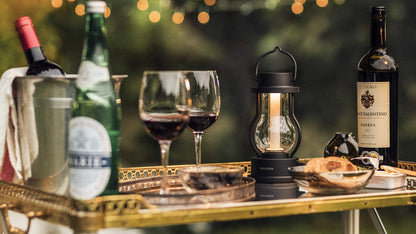 BALMUDA Combo Pack in Black | MoonKettle & The Lantern | Electric Kettle with Temp Control & Rechargeable LED Lantern