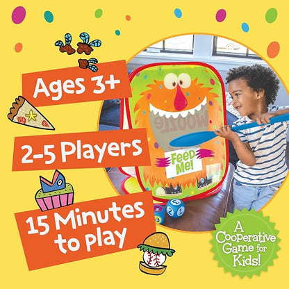 Peaceable Kingdom Giant Feed The Woozle Cooperative Game - Ages 3 and Up