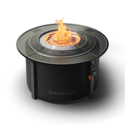 Solo Stove Infinity Flame Propane Fire Pit | Outdoor Gas Fire Pit Table, Smokeless Signature Flame Design, Durable Stainless Steel | 42” Diameter x 20” H - Tank Not Included, Seats 5 to 8