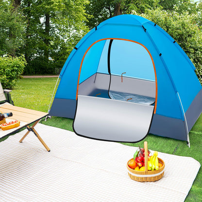 Wowangce 5 Pcs 15/10/5 Pack Camping Tents for Homeless Bulk 2 Person Pop up Homeless Backpacking Supplies Adult Waterproof Instant Easy Setup Tent for Hiking Outdoor Travel Camping Donation (Blue)