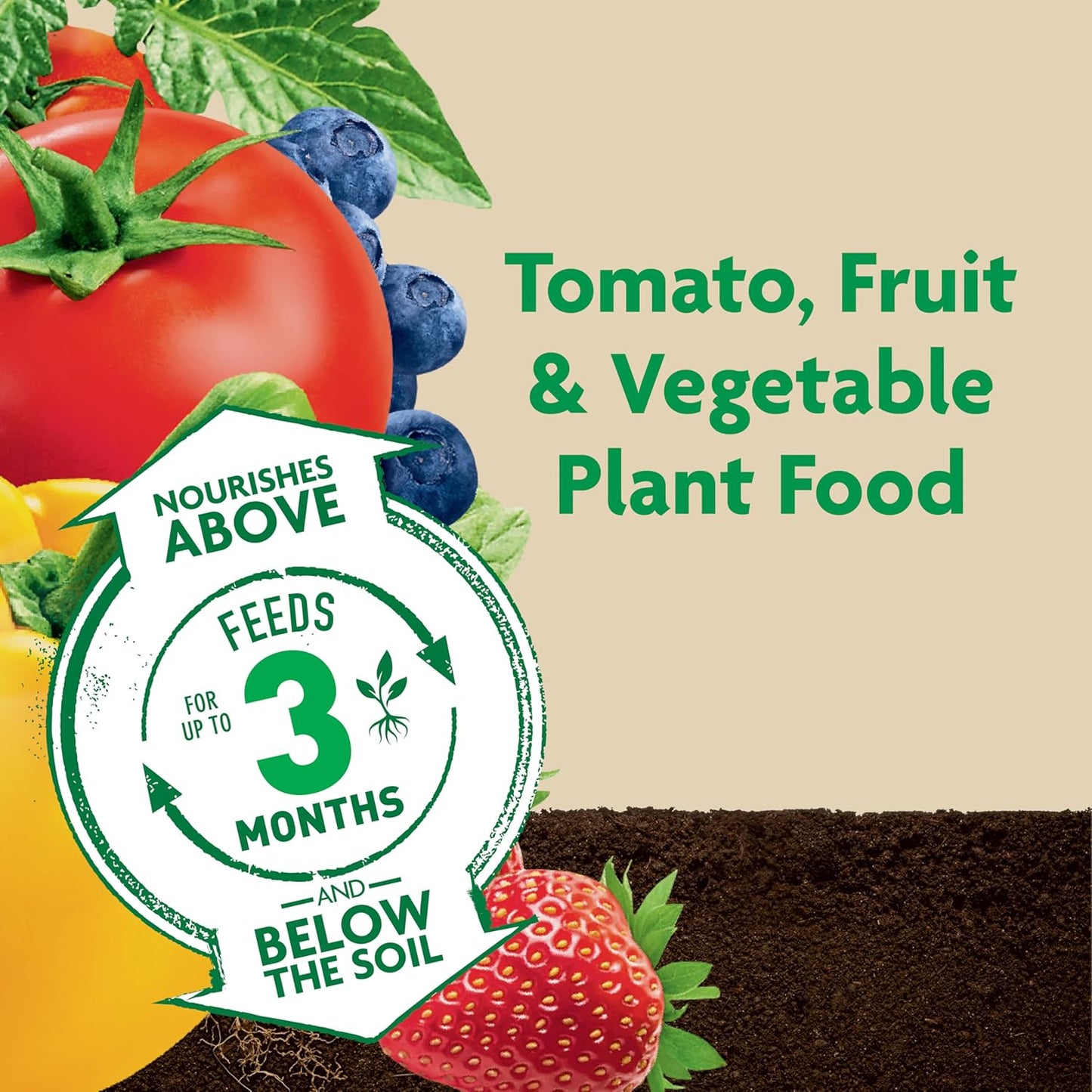 Miracle-Gro Shake 'N Feed Tomato & Vegetable Plant Food - 4.5 lb Fertilizer for In-Ground & Container Gardens