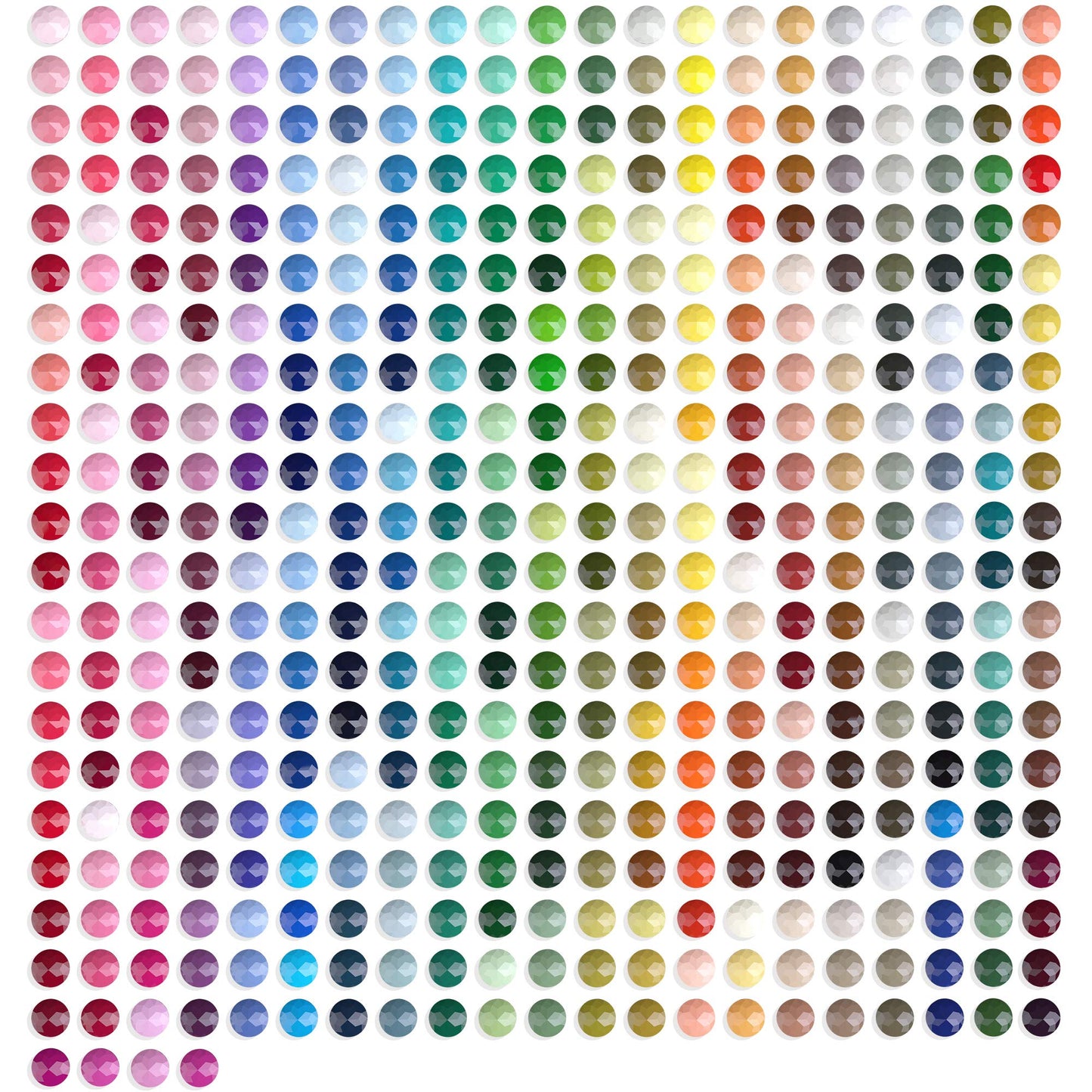 ARTDOT Beads for Diamond Painting Accessories, 89000 Pieces 445 Colors Round Beads Sparkle Rhinestones for Nails Diamond Art Crafts (200 pcs per Bag)