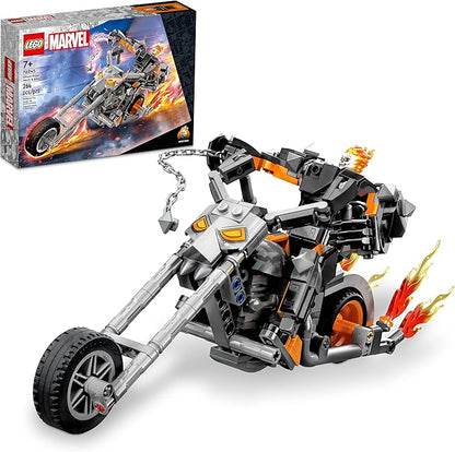 LEGO Marvel Ghost Rider Mech &amp Bike Building Toy for Boys &amp Girls Ages 7+ - Marvel Superhero Toy W/Movable Action Figure - Gift for Kids &amp Fans - 76245