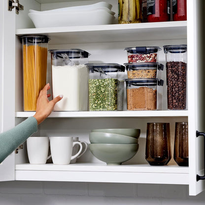 Rubbermaid Brilliance 14-Piece Food Storage Container Set - Airtight, BPA-Free for Kitchen & Pantry Organization