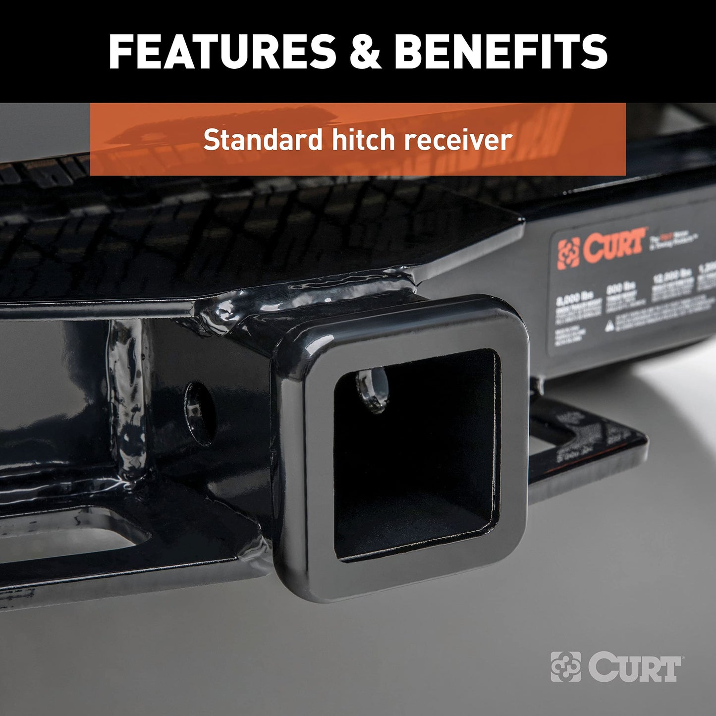 Curt Manufacturing 33055 Front Mount Receiver