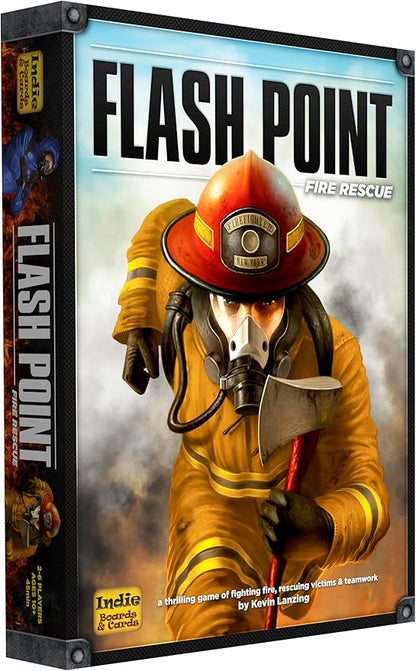 Flash Point: Fire Rescue 2nd Edition - A Thrilling Cooperative Board Game For Kids Teens &amp Families to Save Lives - For 2-6 Players Ages 10+ with 30 Minute Play Time by Indie Boards &amp Cards