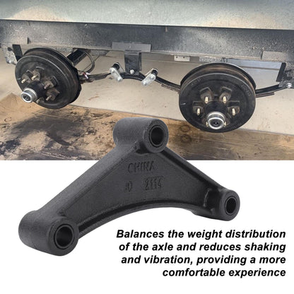 Trailer Axle Hanger Kit Rugged Tandem Trailer Axle Hanger Kit for 1‑3/4in Wide Double Eye Springs For 3500 to 7000 Lb Axles