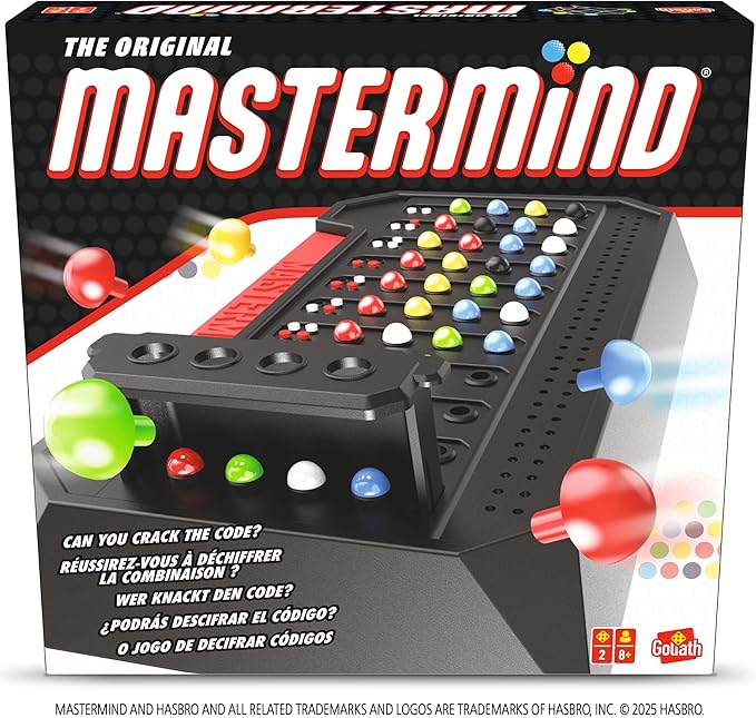 Goliath - Mastermind Classic Game for 2 Persons Board Game from 8 Years Classic Board Game for the Game Collection Strategic Game for Children and Adults