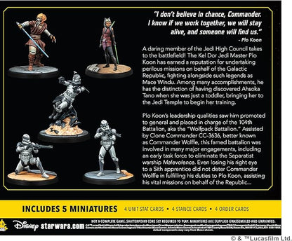 Star Wars Shatterpoint Lead by Example SQUAD PACK - Tabletop Miniatures Game Strategy Game for Kids and Adults Ages 14+ 2 Players 90 Minute Playtime Made by Atomic Mass Games