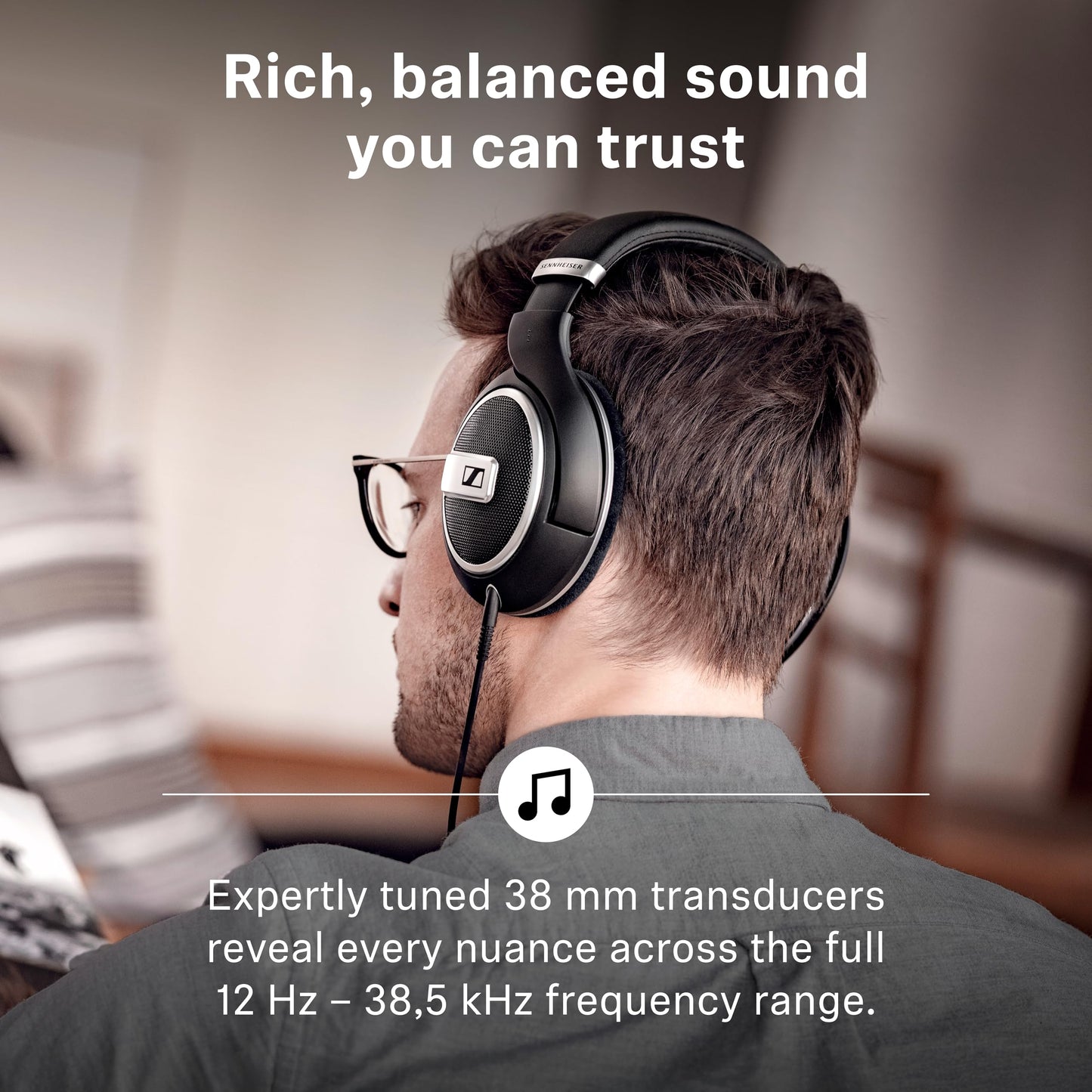 Sennheiser HD 599 - Open Headphones, Special Edition, Black, Wired