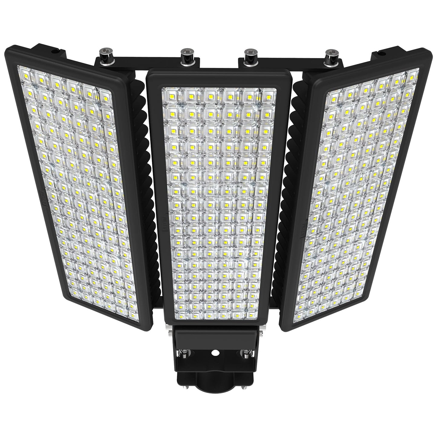 HOPEDAMAI 100W 3Pack LED Flood Light Outdoor, 42000LM Ultra-Bright LED Parking Lot Light, 6500K Daylight IP67 Waterproof Street Light, Flicker-Free Commercial Area Light for Stadium, Court, Barn