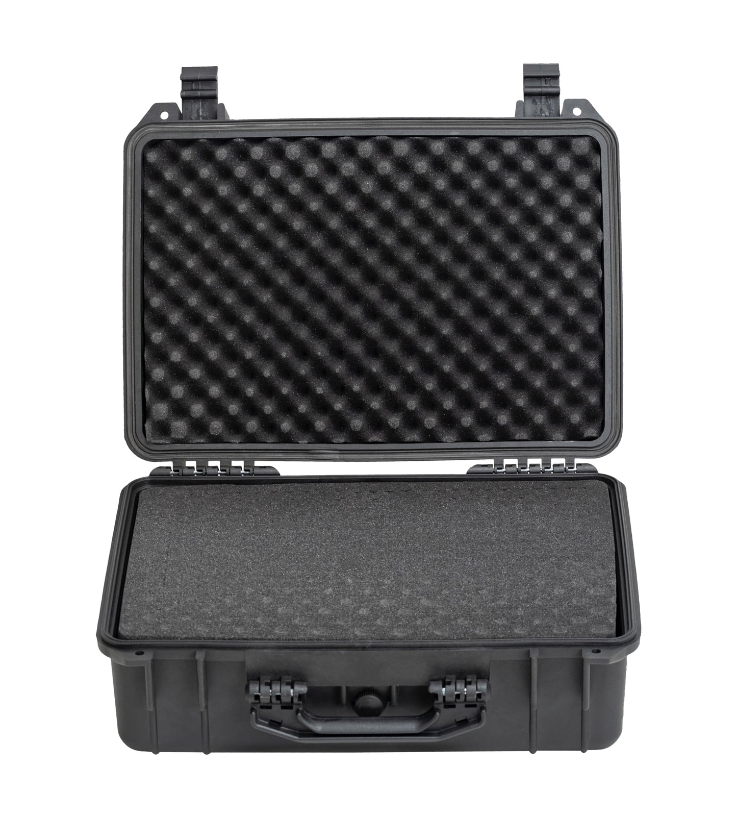 MEIJIA Portable All Weather Waterproof Camera Case with Customized Fit Foam,Fit Use of Drones,Camera,Equipments,Pistols,Elegant Black(18.3 ”x14.57”x8.66”)