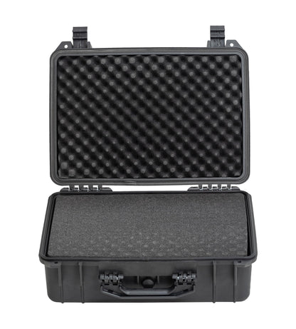 MEIJIA Portable All Weather Waterproof Camera Case with Customized Fit Foam,Fit Use of Drones,Camera,Equipments,Pistols,Elegant Black(18.3 ”x14.57”x8.66”)