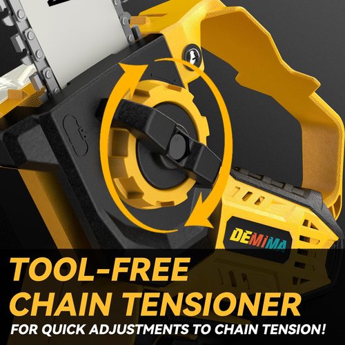 Dewalt Mini Chainsaw - 2-in-1 Cordless Electric Chain Saw with Brushless Motor & Auto-Oiler | 8-Inch & 6-Inch