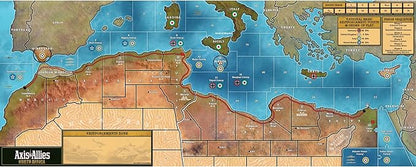 Renegade Game Studios Axis &amp Allies North Africa WWII Strategy Board Game with 250+ Miniatures - 2-4 Players
