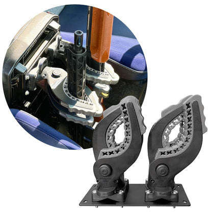 Gun Rack Compatible with Can Am Defender, ATV Gun Holder, Gun Clamp, Gun Grips, Gun Mount