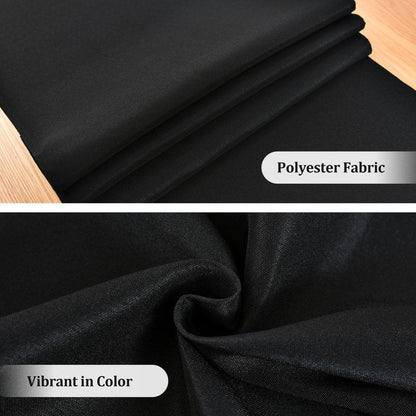 Farmhouse Black Table Runner Dining Table Runners 48 Inches Long Coffee Table Runner for Dresser Living Room Bedroom Holiday Party Banquet 12X48 Inch