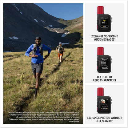 Garmin inReach® Mini 3 Plus, Rugged Global Satellite Communicator with Touchscreen Texting, Photo & Voice Messaging, Emergency SOS Messages & Battery Up to 350 Hours with 10-min inReach® Tracking