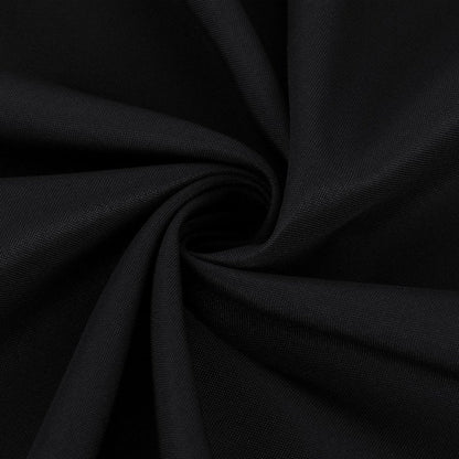 Fitable 6 Pack Black Square Tablecloths - 70 x 70 Inches - Stain Resistant and Reusable Table Clothes, Polyester Fabric Table Covers for Dining, Card Tables, Coffee Tables