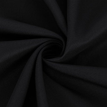 Fitable 6 Pack Black Round Table Clothes - 70 Inches in Diameter - Stain Resistant and Washable Tablecloths, Polyester Fabric Table Covers for Wedding, Party, Banquet, Gathering