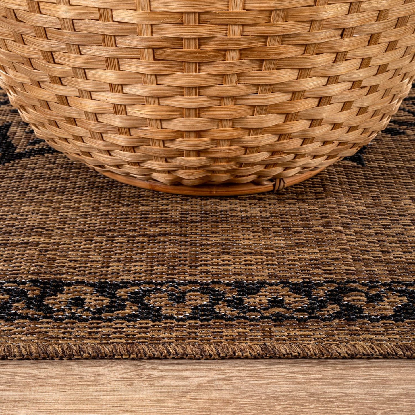 CAMILSON Outdoor Rug 9x12 Medallion Gold Modern Large Area Rugs for Indoor and Outdoor Patios Kitchen and Hallway Mats Washable Porch Deck Outside Carpet (Medallion Gold 9 x 12)