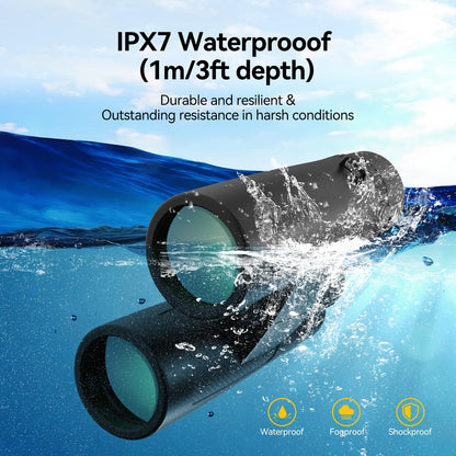 SVBONY Upgraded SV202 8x42 Binoculars for Adults, ED Binoculars for Bird Watching with Extra-Low Dispersion Objective Lens, BAK4 & FMC Optic System, 8°+Wide View Angle, IPX7 Waterproof for Cruise Ship