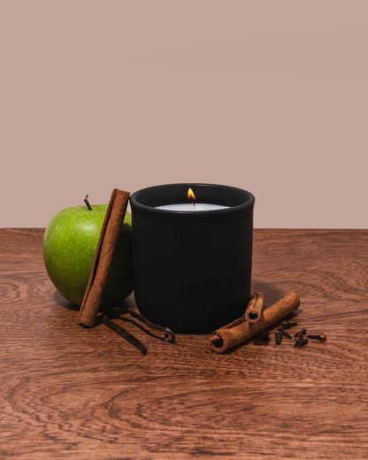 Wicked Rose Candle Co. Elven Ember Scented Candle | Honeysuckle, Palo Santo & Sandalwood | 10 oz Hand-Poured Coconut Apricot Wax | 45+ Hour Clean Burn | Reusable Ceramic Vessel