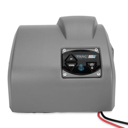 Trac Outdoors Deckboat 40 AutoDeploy-G3 Electric Anchor Winch - Anchors Up to 40 lb. - Includes 100-feet of Pre-Wound Anchor Rope with Use (69005), Gray