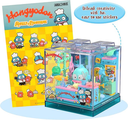 Cute Building Bricks Blocks Toys Miniature Sets with Transparent Display Fun Toy Collectible Gift for Fans Girls Birthday Party Supply Decorations Room Décor Plush Stickers Stuff Age 3 4 5 6