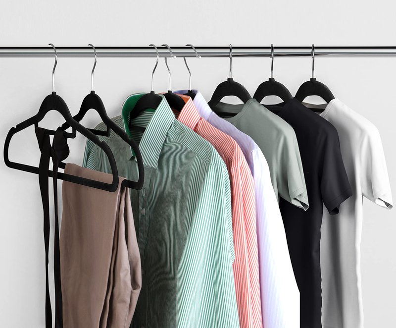 Utopia Home Velvet Hangers 100 Pack – Premium Non-Slip Slim Clothes & Coat Hangers with Tie Bar, Space-Saving Heavy Duty Design, 360° Swivel Hook – Black