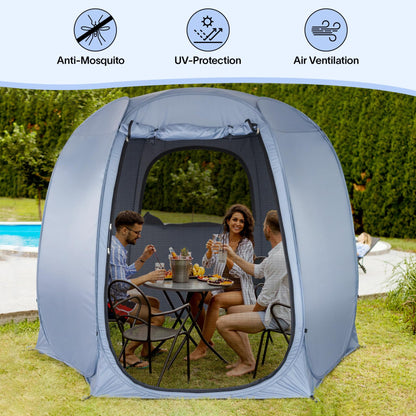 Alvantor® Pop Up Screen Tent House Room Instant Outdoor Camping Canopy Sun Shelter Gazebo for Patio, Backyard & Deck, Privacy Tent(2-10 People, 8'x8' 10'x10' 12'x12')