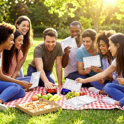 Spring Friendly Feud Game with 2 Answer Buzzers Floral Feud Cards for Family Game Night Fun Trivia Quiz for Party Office Class Groups Team Building