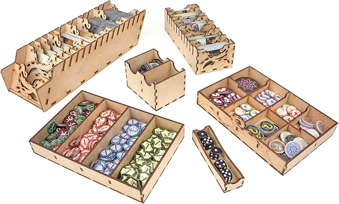 TowerRex Organizer for Arkham Horror 3rd Edition Board Game Storage Insert Accessory Upgrade for Only Base Game