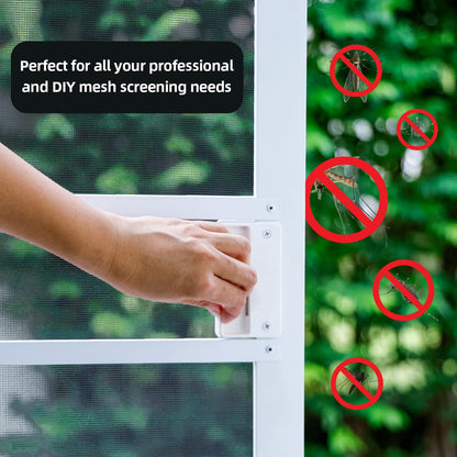 Patio Porch Screen Mesh Roll - 95"x100', Easy-to-Cut Porch Screen Mesh Roll for Patio, Pool, Durable Patio Screen Mesh Replacement